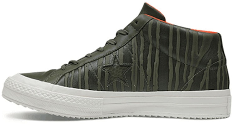 Converse one star mid 2025 green