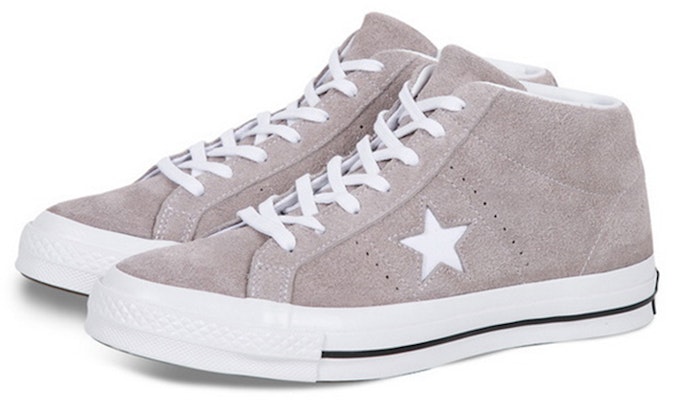 Converse One Star Mid 'Grey White' 162577C Lookbook Converse One Star Mid 'Grey White' 162577C
