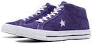 Lookbook Converse One Star Mid 'Purple Fuzz' 162578C