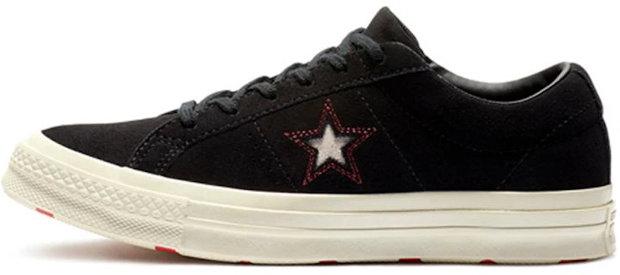 Converse One Star 情人節限定 防滑耐磨輕便 低筒 帆布鞋 男女同款 黑色 Buy Converse One Star 情人節限定 防滑耐磨輕便 低筒 帆布鞋 男女同款 黑色