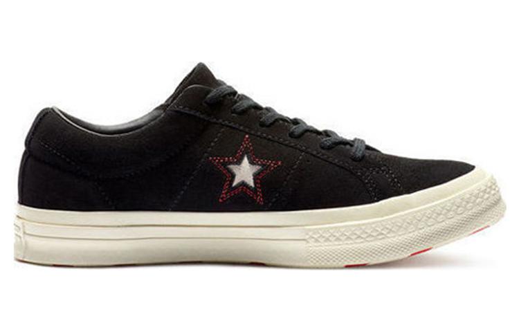 Order Converse One Star 情人節限定 防滑耐磨輕便 低筒 帆布鞋 男女同款 黑色