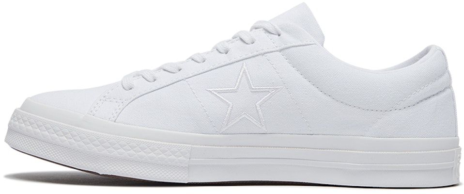 Converse One Star Ox 'Triple White' 163377C Buy Converse One Star Ox 'Triple White' 163377C