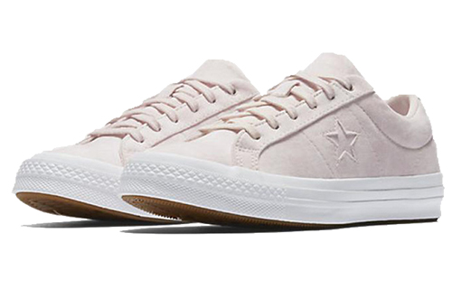 Lookbook Converse One Star OX Barely Rose 'Putih Merah Muda' 159711C