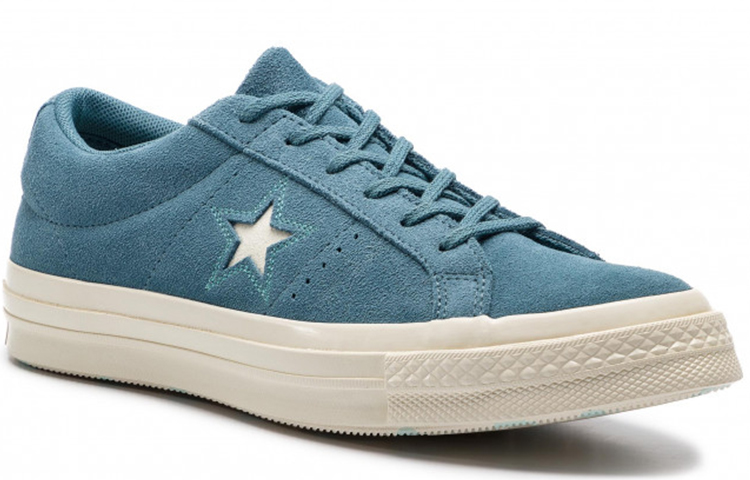 Lookbook Converse One Star Ox Bleu Baskets Basses 163190C