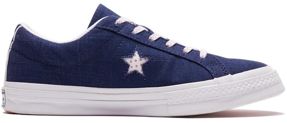 Converse One Star Ox Canvas Shoe Blue/White 160621C Order Converse One Star Ox Canvas Shoe Blue/White 160621C