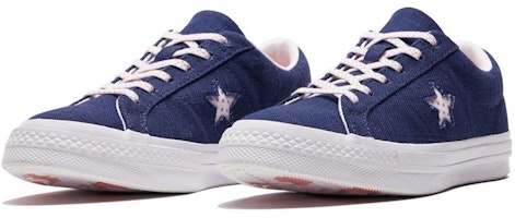 Converse One Star Ox Kasut Kanvas Biru/Putih 160621C Lookbook Converse One Star Ox Kasut Kanvas Biru/Putih 160621C