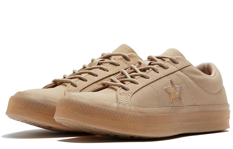 Lookbook 匡威 One Star OX 沙漠卡其 '棕色' 165018C