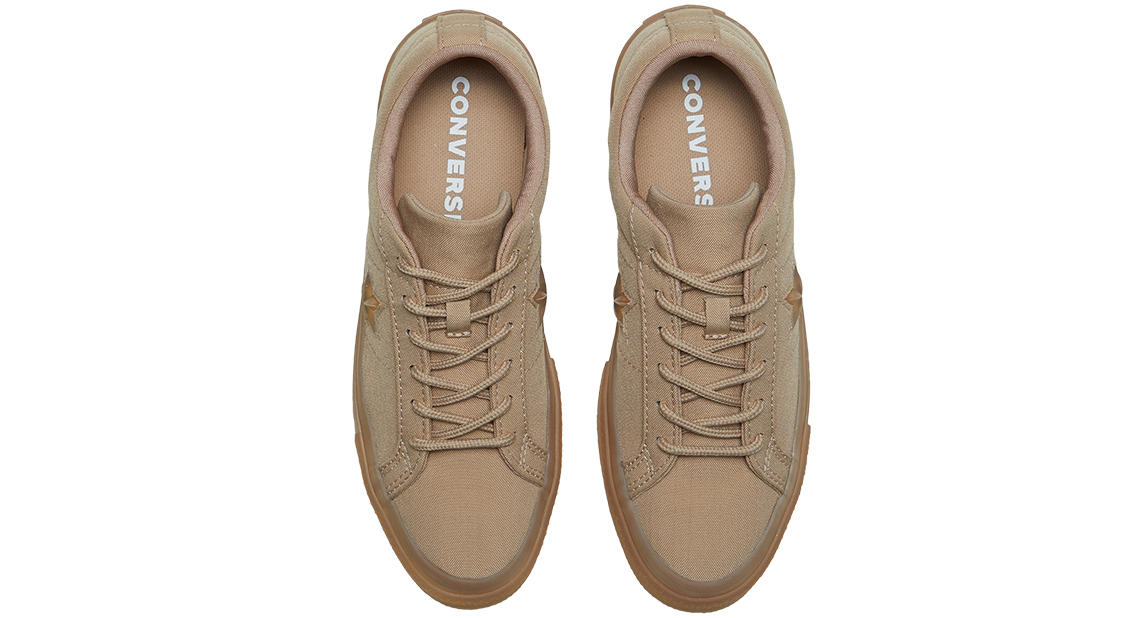 Shop 匡威 One Star OX 沙漠卡其 '棕色' 165018C