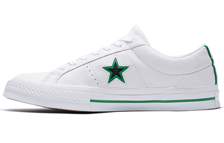Converse One Star Ox Leather /Green Original Style 'White' 161566C