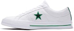 Buy Converse One Star Ox Kulit Hijau Gaya Asal 'Putih' 161566C