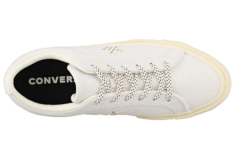 Shop Converse One Star Ox Antideslizante Transpirable Zapatillas Bajas Blancas 160622C