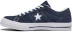 Order Converse One Star Ox Premium Suede 'Biru Gelap' 158371C