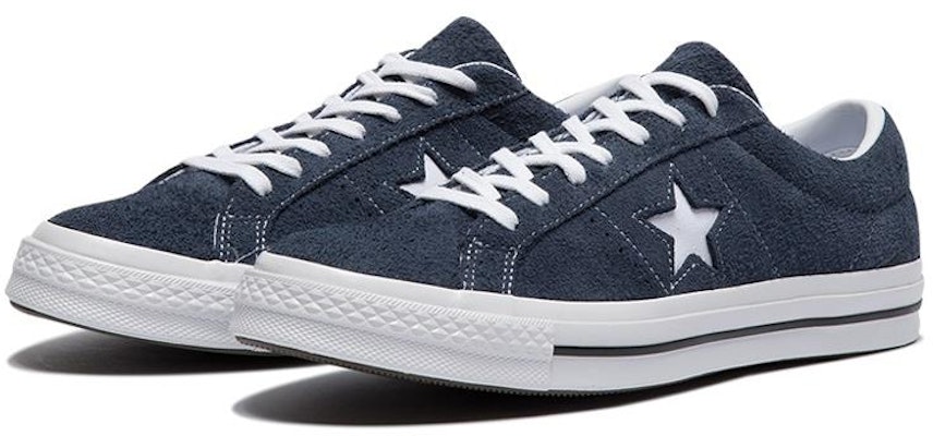 コンバース ワンスター オックス プレミアム スウェード 'ダークブルー' 158371C Lookbook コンバース ワンスター オックス プレミアム スウェード 'ダークブルー' 158371C