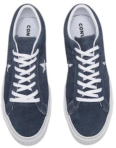 Converse One Star Ox Premium Suede 'Azul Oscuro' 158371C Shop Converse One Star Ox Premium Suede 'Azul Oscuro' 158371C