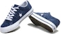 Converse One Star Ox Premium Suede 'Biru Gelap' 158371C