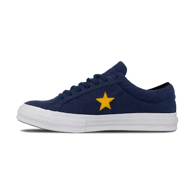 Converse One Star Ox Retro Low Tops Casual Skateboarding Shoes Unisex Deep Blue