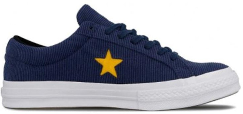 Converse One Star Ox Retro Low Tops Casual Skateboarding Shoes Unisex Deep Blue 161633C Order Converse One Star Ox Retro Low Tops Casual Skateboarding Shoes Unisex Deep Blue 161633C