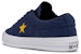Converse One Star Ox Retro Kasual Unisex Biru Gelap Kasut Skateboard Rendah. 161633C