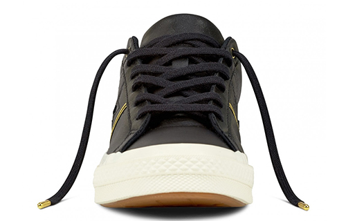 Order Converse One Star OX Schuhe ''Schwarz/Weiß'' Leder 159701C