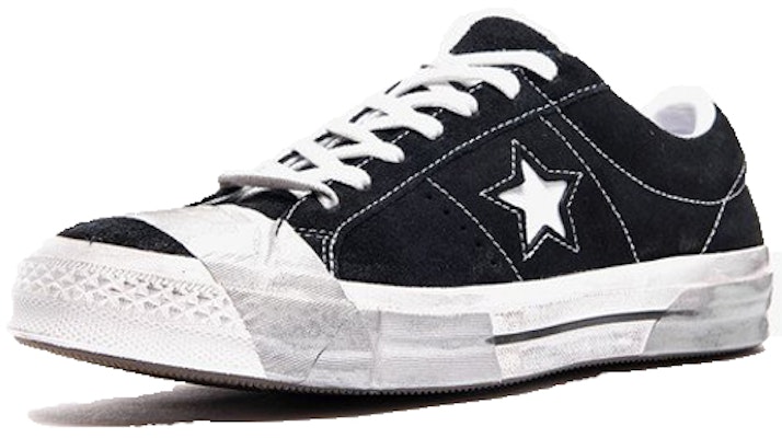 Converse One Star Ox Suede Black Grey Tape 164507C Order Converse One Star Ox Suede Black Grey Tape 164507C