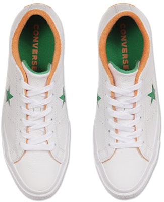 Converse One Star Ox Tropical White 低筒 板鞋 男女同款 白綠 Lookbook Converse One Star Ox Tropical White 低筒 板鞋 男女同款 白綠