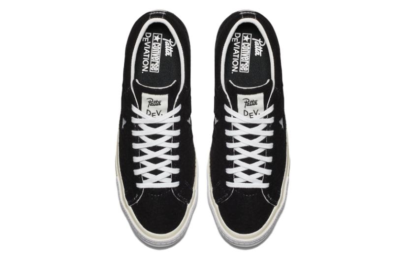 Shop 匡威One Star Patta x Deviation黑色款 160078C