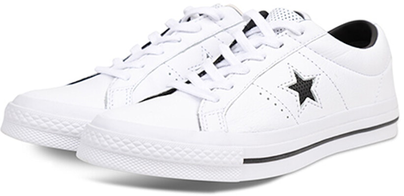 Converse One Star Perforated Leather Low Top Durable Non Slip