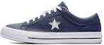 Buy Converse One Star Kulit Berlubang Low Top Navy 'Biru' 158463C