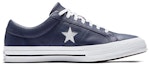 Order Converse One Star Kulit Berlubang Low Top Navy 'Biru' 158463C