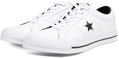 컨버스 원스타 가죽 로우탑 '화이트 블랙' (50 characters) 158464C Shop 컨버스 원스타 가죽 로우탑 '화이트 블랙' (50 characters) 158464C