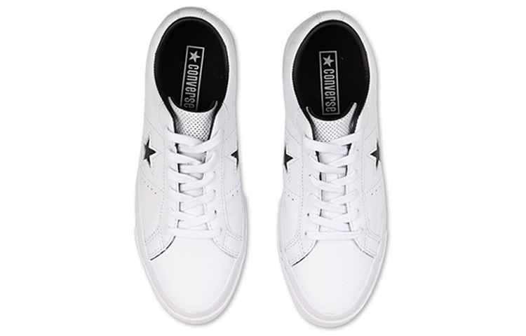 Purchase Converse one star 穿孔皮革 低筒 帆布鞋 通用款 白色