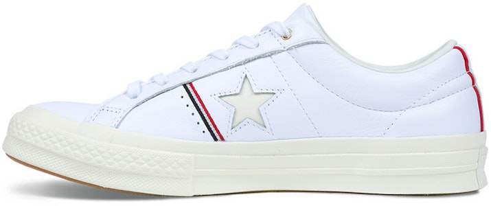 Converse One Star Piping Low Top Blanco/Rojo Esmalte/Egret 159694C Buy Converse One Star Piping Low Top Blanco/Rojo Esmalte/Egret 159694C