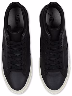 Converse One Star Kulit Premium Tinggi 'Hitam' 157704C Shop Converse One Star Kulit Premium Tinggi 'Hitam' 157704C