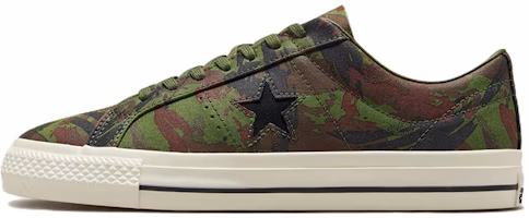 Converse One Star Pro 'Brushstroke Camo Green Black' A03678C Converse One Star Pro 'Brushstroke Camo Green Black' A03678C