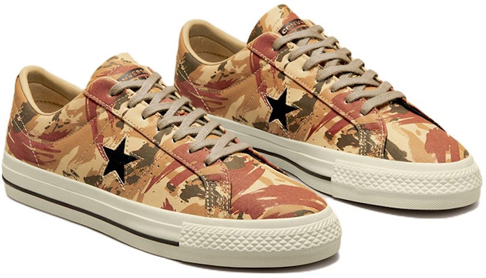 Converse One Star Pro 'Brushstroke Camo Khaki' A03679C Lookbook Converse One Star Pro 'Brushstroke Camo Khaki' A03679C