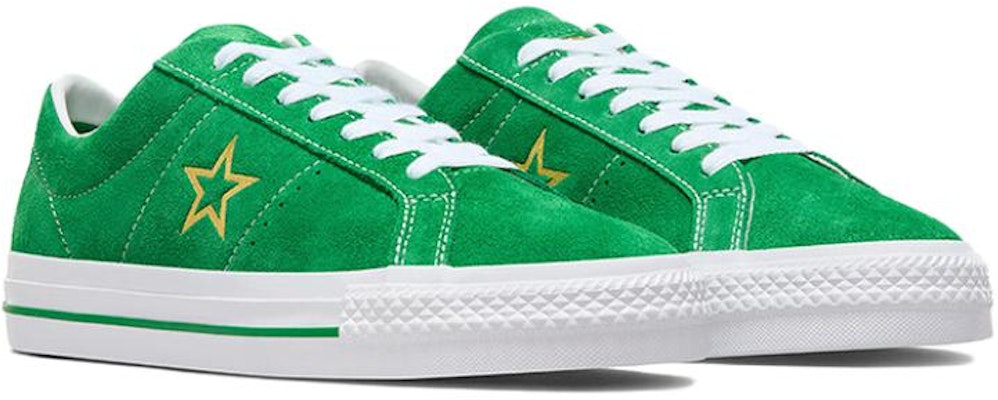 匡威 One Star Pro '绿色金色' 低帮板鞋 A06645C Lookbook 匡威 One Star Pro '绿色金色' 低帮板鞋 A06645C
