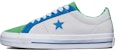 Converse Unisex One Star Pro Kasut Putih/Biru 171933C