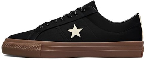Converse One Star Pro Low 'Black Dark Gum' A03217C Converse One Star Pro Low 'Black Dark Gum' A03217C