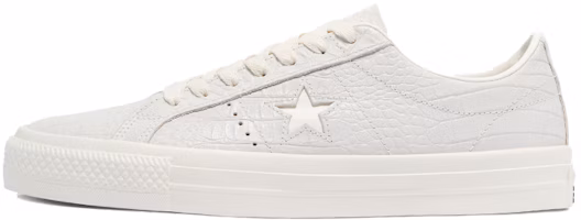 Converse One Star Pro Low 'Croc Emboss - Egret' 170707C Converse One Star Pro Low 'Croc Emboss - Egret' 170707C