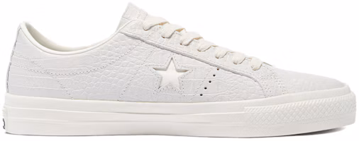 Order Converse One Star Pro Low「鱷魚壓紋-乳白色」 170707C