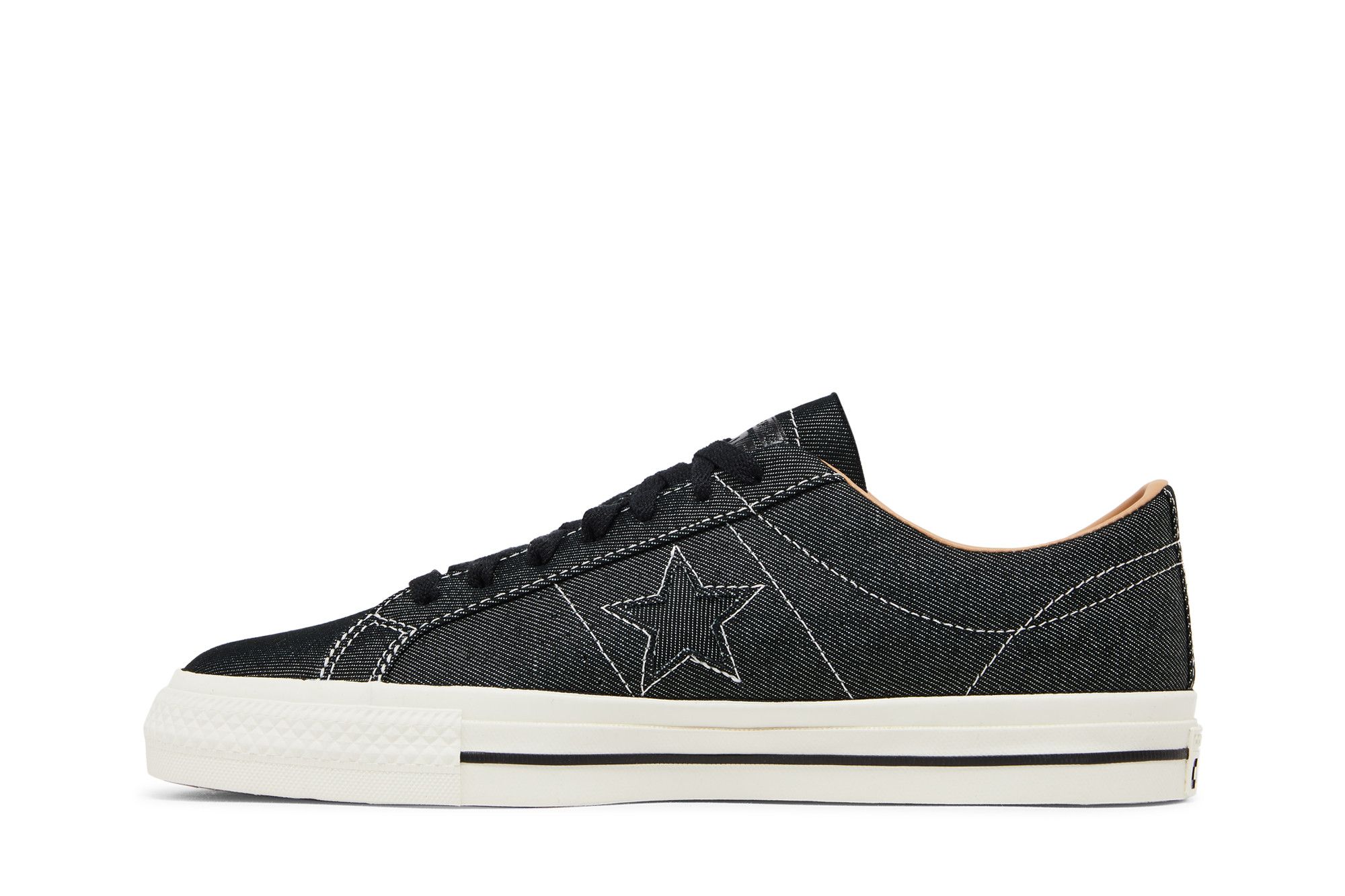 Lookbook Converse One Star Pro ロー "デニム ブラック" A04148C