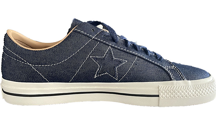 Lookbook Converse One Star Pro 低筒 '丹寧 - 午夜海軍藍' A04149C