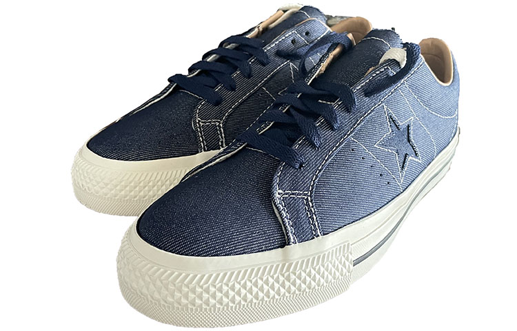 Shop Converse One Star Pro 低筒 '丹寧 - 午夜海軍藍' A04149C