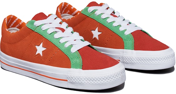 匡威 One Star Pro 橙绿白配色 171932C Lookbook 匡威 One Star Pro 橙绿白配色 171932C