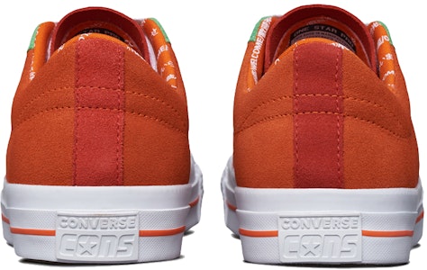 匡威 One Star Pro 橙绿白配色 171932C Purchase 匡威 One Star Pro 橙绿白配色 171932C