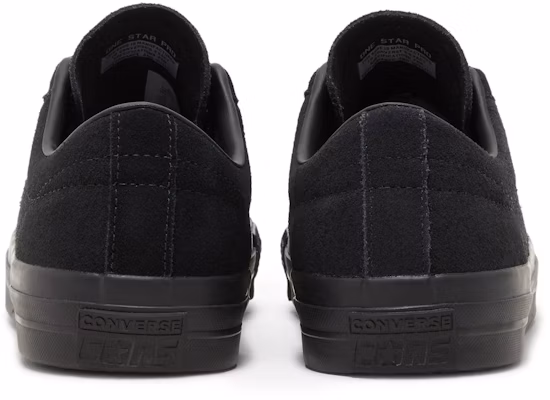 Converse One Star Pro Low 'Triple Black' Hitam Sepenuhnya 166839C Details for Converse One Star Pro Low 'Triple Black' Hitam Sepenuhnya 166839C
