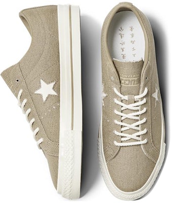Converse One Star Pro 粽子 耐磨透氣 低筒 滑板鞋 男女同款 棕色 Shop Converse One Star Pro 粽子 耐磨透氣 低筒 滑板鞋 男女同款 棕色