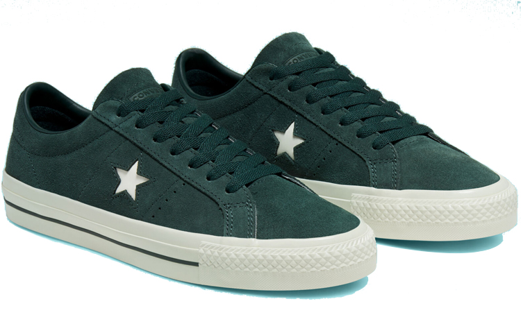 Shop Converse Cons One Star Pro Ox 'Hijau Putih' 166024C