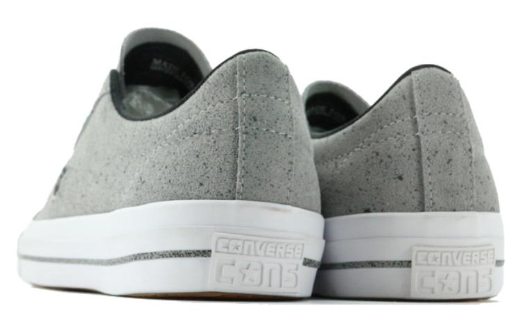 Shop 匡威One Star Pro OX 防滑耐磨 低筒滑板鞋 男女同款 灰色