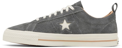 Converse One Star Pro Suede Rendah 'Cyber Grey Champagne' Vintage A02948C Lookbook Converse One Star Pro Suede Rendah 'Cyber Grey Champagne' Vintage A02948C